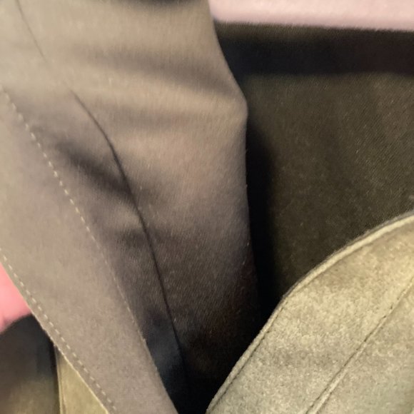 Button Up Shirt Notations Women's 1X Pin tuck Tunic Green Soft Grandma-core - Picture 8 of 9